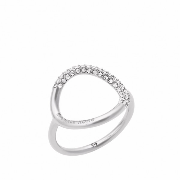 MICHAEL KORS Ring Brilliance Zircons | Silver Stainless Steel MKJ5858040