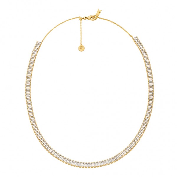 MICHAEL KORS Necklace Brilliance Zircons | Gold Plated 14K MKJ8414CZ710