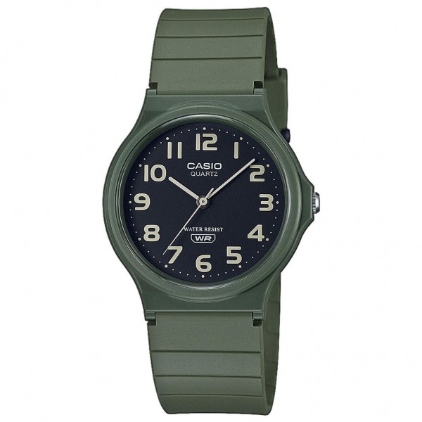 CASIO Collection MQ-24UC-3BEF Green Resin Strap