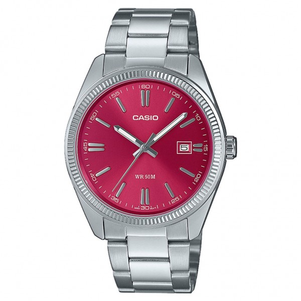 CASIO Collection MTP-1302PD-4AVEF Silver Stainless Steel Bracelet