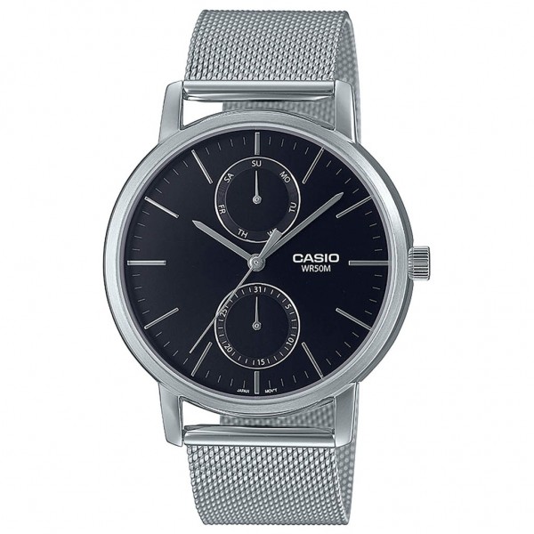 CASIO Collection MTP-B310M-1AVEF Silver Stainless Steel Bracelet