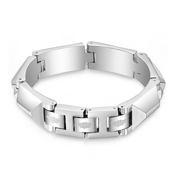 POLICE Bracelet Geometric Metal | Silver Stainless Steel PEAGB0001419