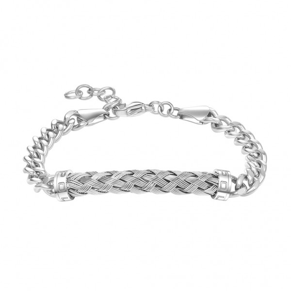 POLICE Bracelet Crossed | Silver Stainless Steel PEAGB0032402