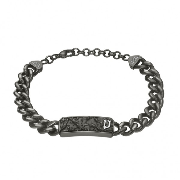 POLICE Bracelet Wire | Anthracite Stainless Steel PEAGB0033803