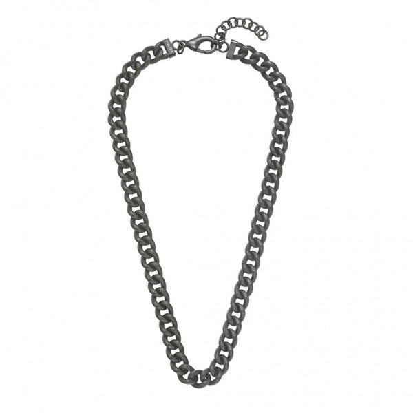 POLICE Necklace Crank | Anthracite Stainless Steel PEAGN0032303