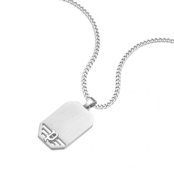 POLICE Necklace Motive | Silver Stainless Steel PEAGN0035901