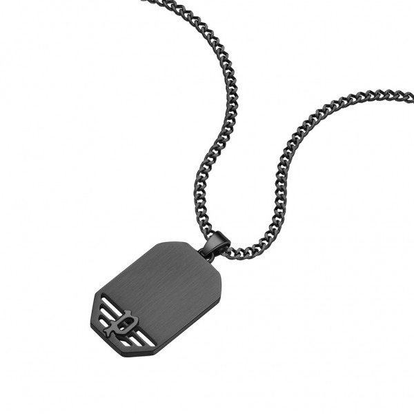 POLICE Necklace Motive | Anthracite Stainless Steel PEAGN0035902
