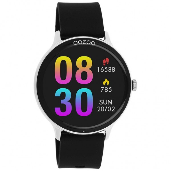 OOZOO Smartwatch Q00130 Black Silicone Strap