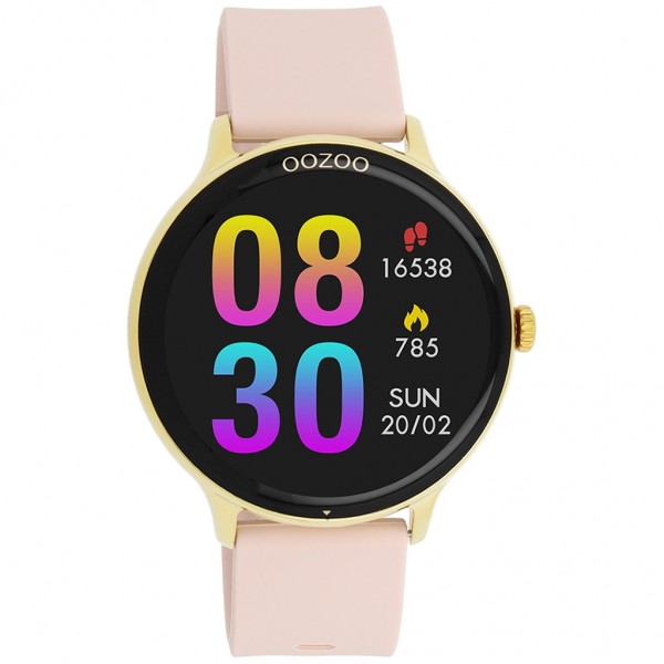 OOZOO Smartwatch Q00131 Pink Silicone Strap