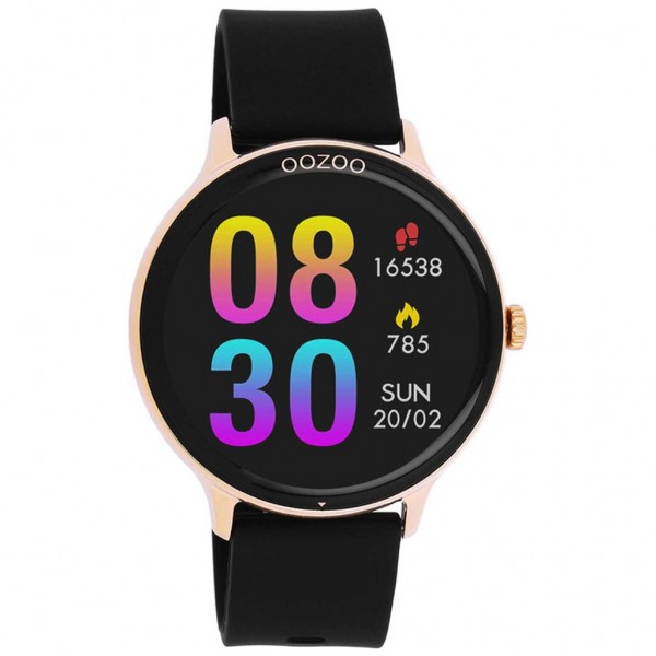 OOZOO Smartwatch Q00133 Black Silicone Strap