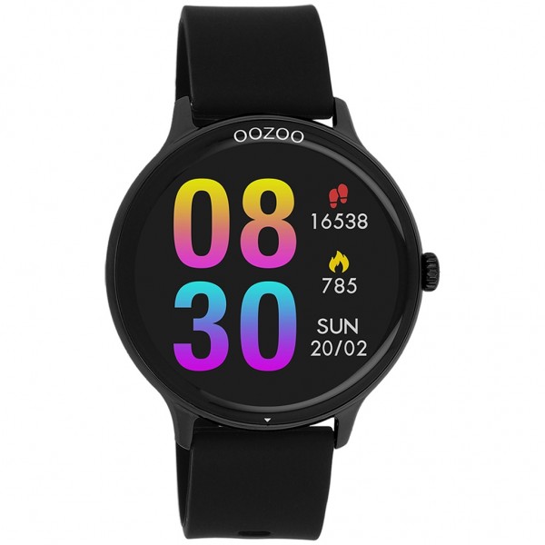 OOZOO Smartwatch Q00134 Black Silicone Strap