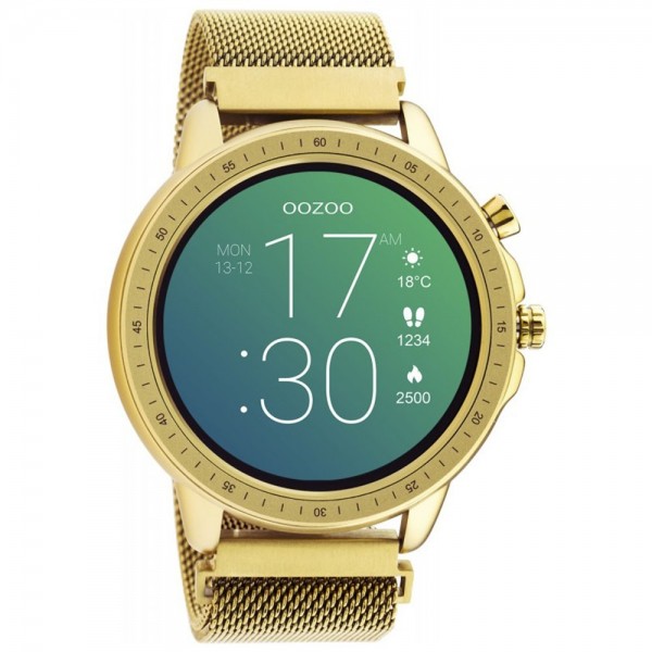 OOZOO Smartwatch Q00306 Gold Stainless Steel Bracelet