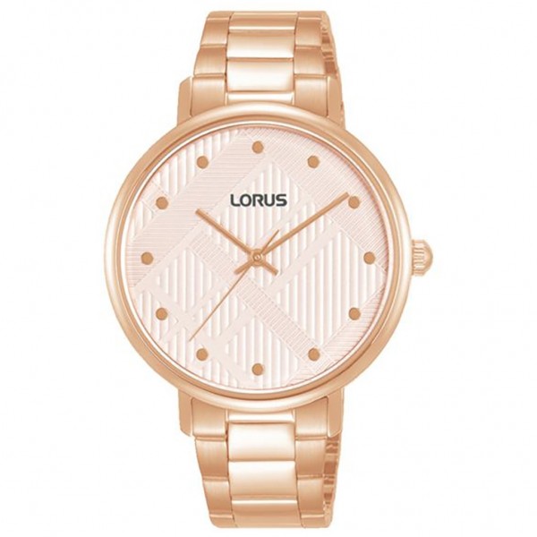 LORUS Dress RG202VX-9 Rose Gold Stainless Steel Bracelet
