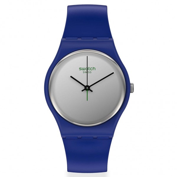 SWATCH SilverWakati SO28N100 Blue Plastic Strap