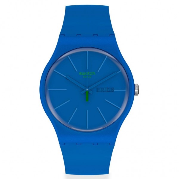 SWATCH BelTempo SO29N700 Blue Plastic Strap