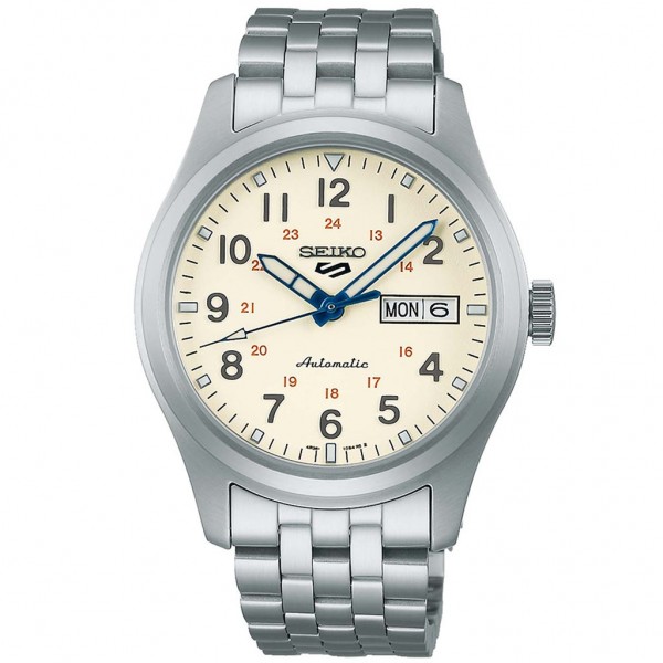 SEIKO 5 Sports 110th Anniversary  'Laurel' L.E. SRPK41K1F Automatic Silver Stainless Steel Bracelet Limited Edition