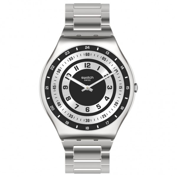 SWATCH Rings Of Irony SS07S121G Silver Stainless Steel Bracelet