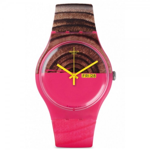 SWATCH Woodkid SUOP703 Multicolor Rubber Strap