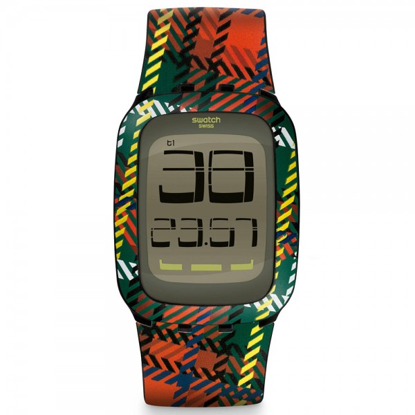 SWATCH Yorktouch SURB118 Multicolor Silicone Strap