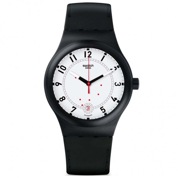 SWATCH Sistem Chic SUTB402 Automatic Black Silicone Strap