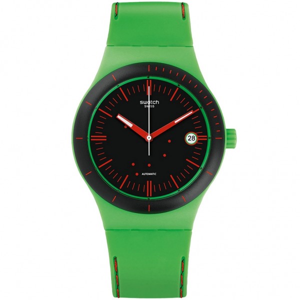 SWATCH Sistem Frog SUTG401 Automatic Green Silicone Strap