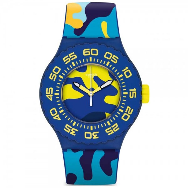 SWATCH Scuba Libre Out in the wild SUUN101 Military Rubber Strap