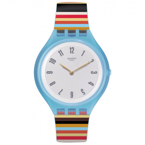 SWATCH Skinstripes SVUL100 Multicolor Silicone Strap