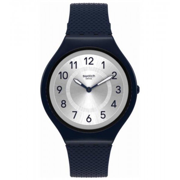 SWATCH Skinnight SVUN101 Blue Silicone Strap