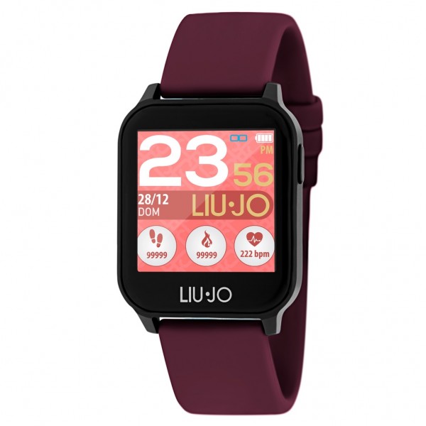 LIU JO Smartwatch Energy SWLJ006 Burgundy Silicone Strap