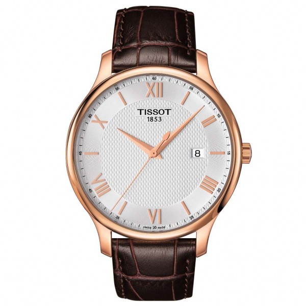 TISSOT T-Classic Tradition Brown Leather Strap T0636103603800