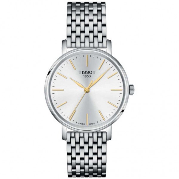 TISSOT T-Classic Everytime Lady Silver Stainless Steel Bracelet T1432101101101