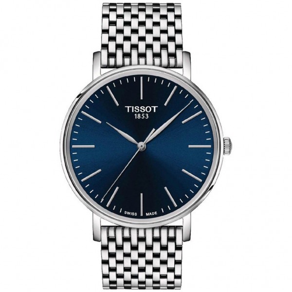 TISSOT T-Classic Everytime Gent Silver Stainless Steel Bracelet T1434101104100