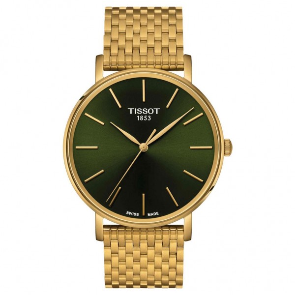 TISSOT T-Classic Everytime Gent Gold Stainless Steel Bracelet T1434103309100