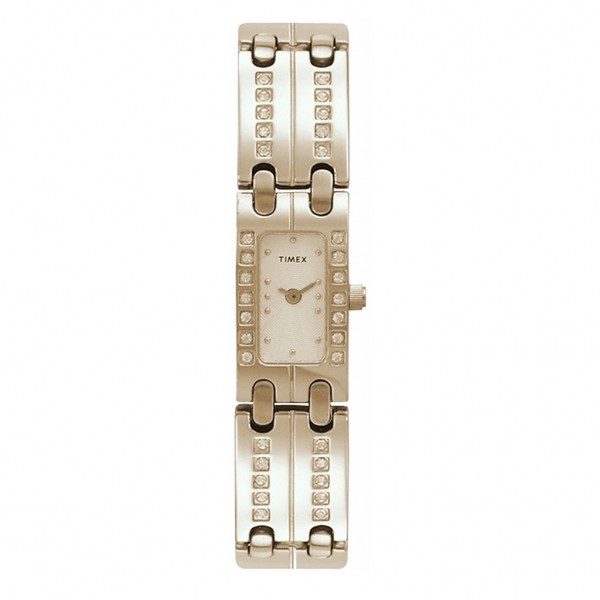 TIMEX T2D121 Crystals Gold Stainless Steel Bracelet
