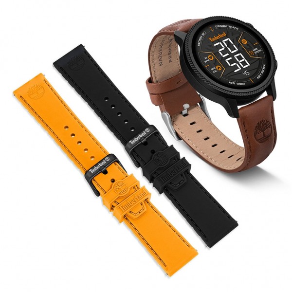 TIMBERLAND Trail Force S1 TDIGB00645X0 Smartwatch Brown Leather Strap Box Set