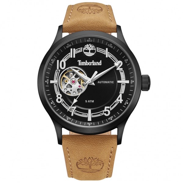 TIMBERLAND Langerbuck TDWGE0041901 Automatic Brown Leather Strap