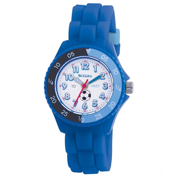 TIKKERS Boys TK0002 Blue Silicone Strap
