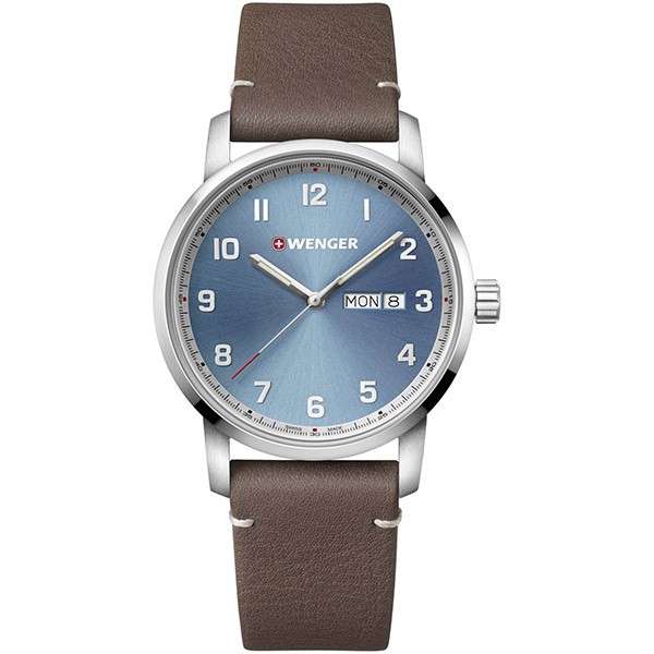 WENGER Attitude 01.1541.118 Brown Leather Strap