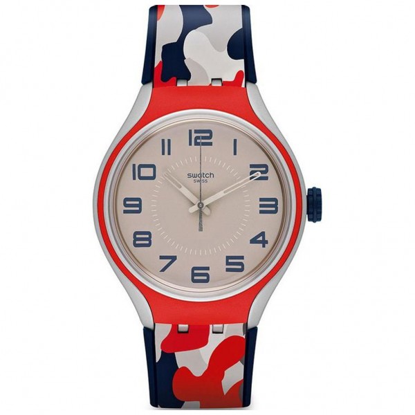 SWATCH Look For Me YES1000 Military Silicone Strap