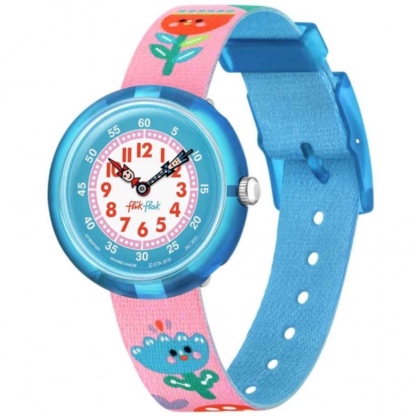 FLIK FLAK Once And Floral ZFBNP091C Pink BioSourced Material Strap