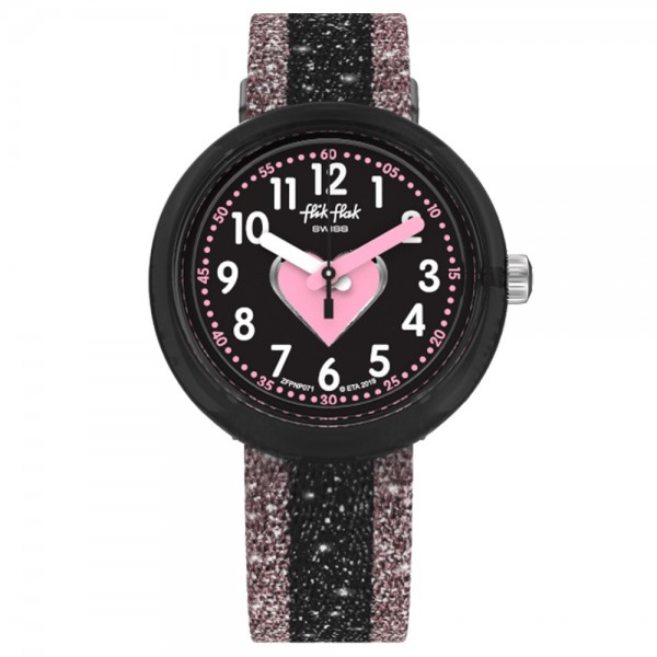 FLIK FLAK Cuoricino ZFPNP071 Two Tone Fabric Strap